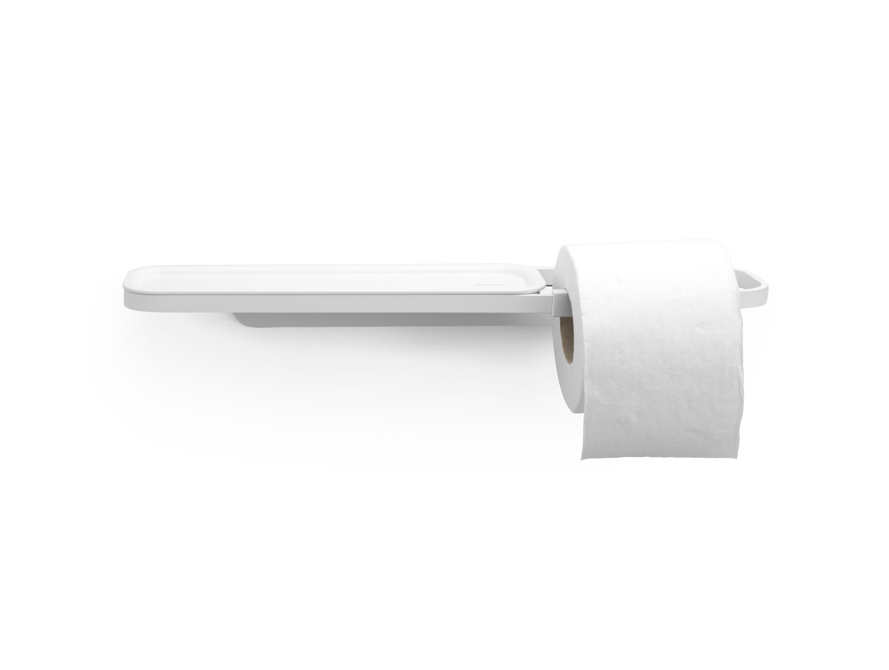 MindSet Toilet Roll Holder with Shelf - Mineral Fresh White | Brabantia ...