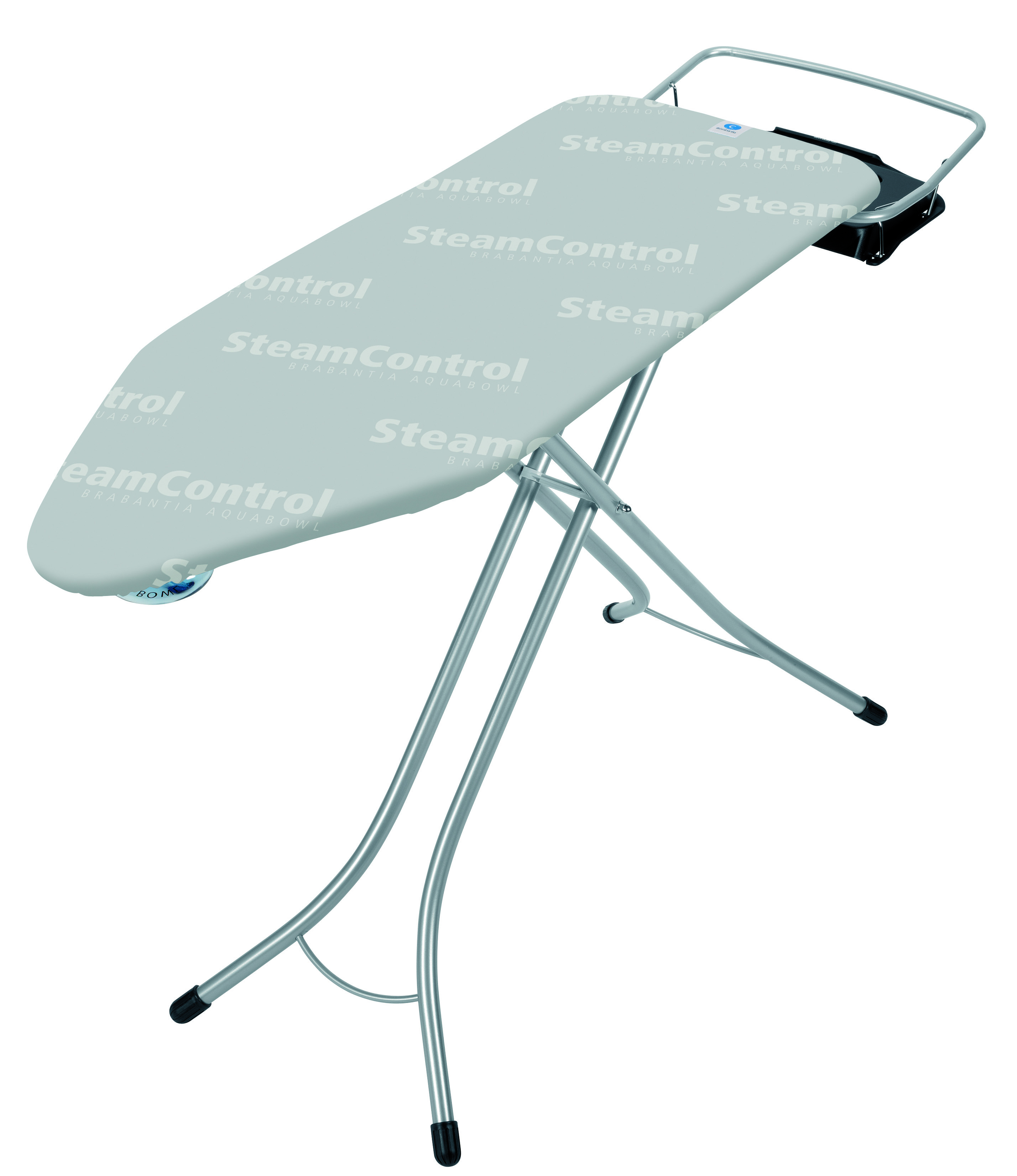 Ironing Board 124x45cm (C) Foldable Steam Unit Holder Steam Control