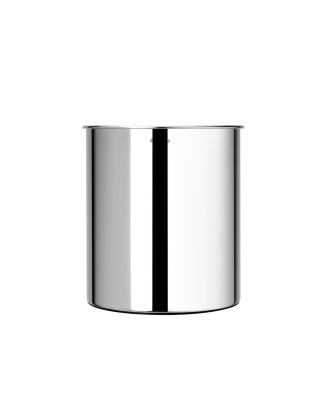 Waste Paper Bin 7 litre - Brilliant Steel