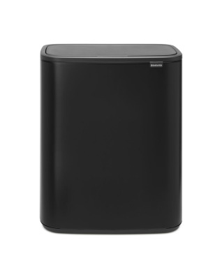 Bo Touch Bin 2 x 30 litre - Matt Black