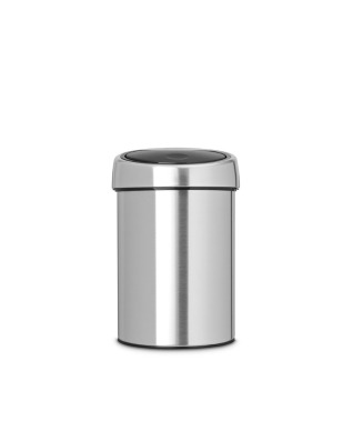 Touch Bin 3 Litre - Matt Steel.