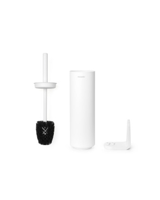 MindSet Toilet Brush and Holder White