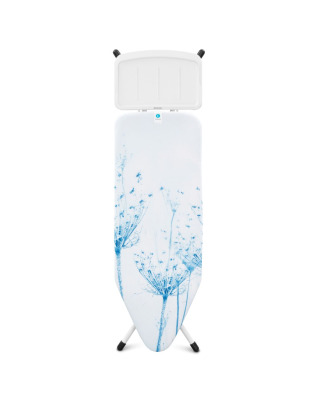 Ironing Board 124x45cm (C) Solid Steam Unit Holder - Cotton Flower