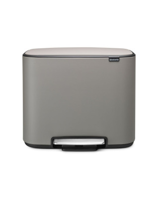 Bo Pedal Bin 36 litre - Mineral Concrete Grey