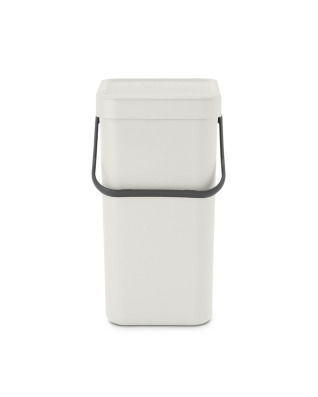 Sort &amp; Go Waste Bin 12 litre - Light Grey