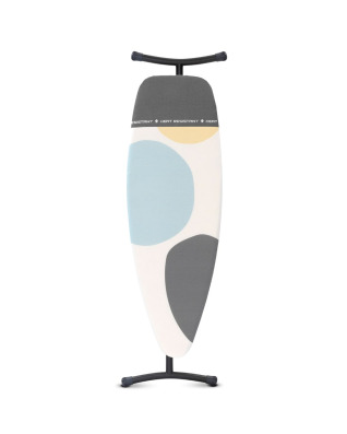 Ironing Board 135x45cm (D) Heat Resistant Parking Zone - PerfectFlow Spring Bubbles