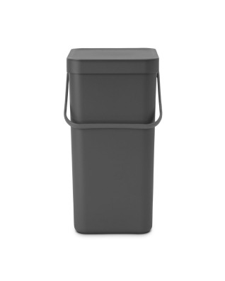 Sort &amp; Go Waste Bin 16 litre - Grey