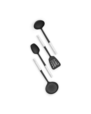 Profile Kitchen Utensils Set, Non-Stick - Matt Steel