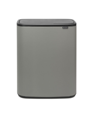 Bo Touch Bin 60 litre - Mineral Concrete Grey