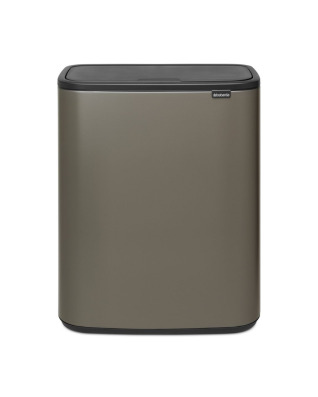 Bo Touch Bin 60 litre - Platinum