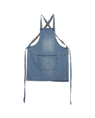 Suspender Apron Denim - Blue