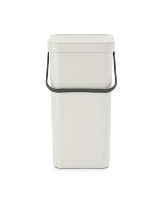 Sort &amp; Go Waste Bin 16 litre - Light Grey