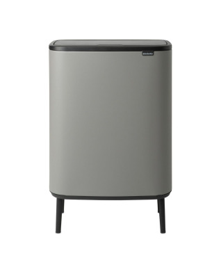 Bo Touch Bin Hi 60 litre - Mineral Concrete Grey