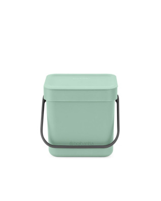 Sort &amp; Go Waste Bin 3 litre - Jade Green