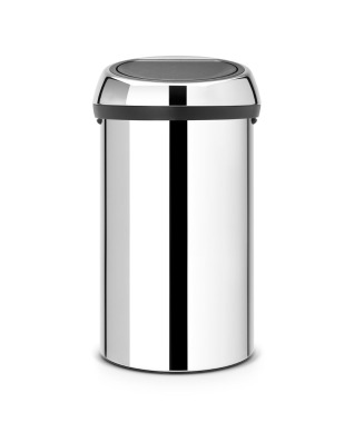 Touch Bin 60 Litre - Brilliant Steel