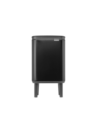 Bo Waste Bin Hi 4 litre - Matt Black