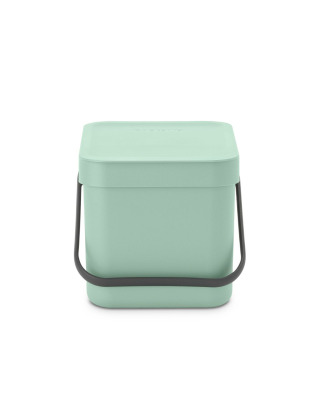 Sort &amp; Go Waste Bin 6 litre - Jade Green