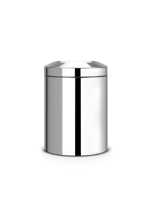 Flame Guard Waste Paper Bin 7 litre - Brilliant Steel