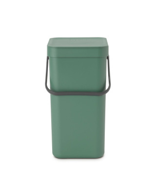 Sort &amp; Go Waste Bin 12 litre - Fir Green