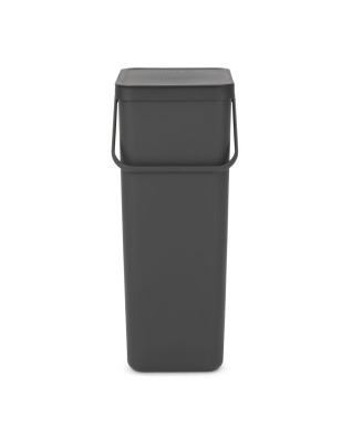 Sort &amp; Go Waste Bin 40 litre - Grey