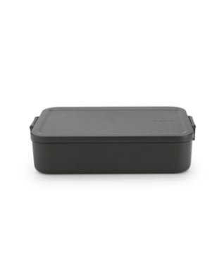 Make &amp; Take Lunch Box Bento, Large - Dark Grey