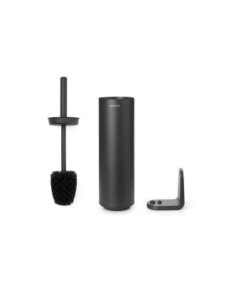 MindSet Toilet Brush and Holder Grey