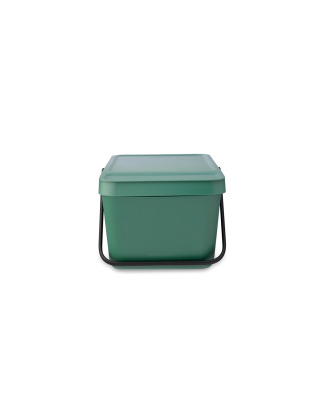 Sort &amp; Go Stackable Waste Bin 20 litre - Fir Green