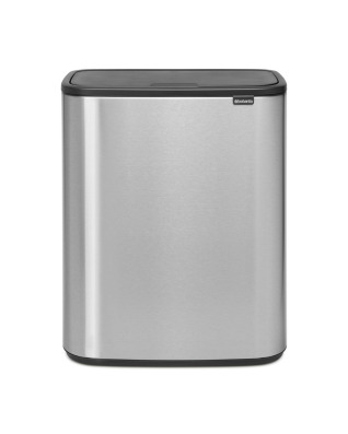 Bo Touch Bin 2 x 30 litre - Matt Steel Fingerprint Proof