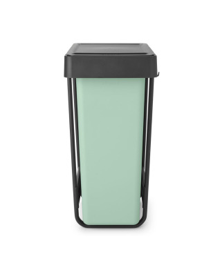 Sort &amp; Go Built-In Waste Bin 2 x 30 litre - Dark Grey and Jade Green