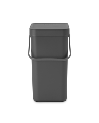 Sort &amp; Go Waste Bin 12 litre - Grey