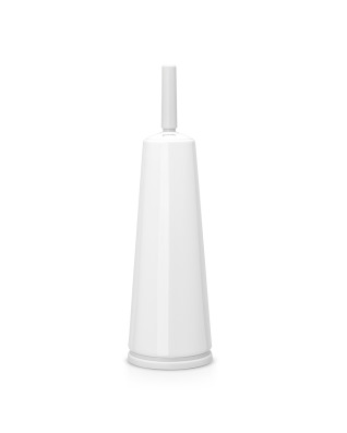 Toilet Brush &amp; Holder - White