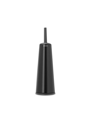 Toilet Brush &amp; Holder - Matt Black