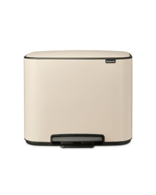 Bo Pedal Bin 11 + 23 litre - Soft Beige