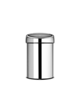 Touch Bin 3 Litre - Brilliant Steel