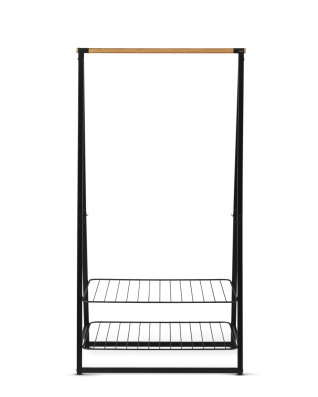 Linn Clothes Rack, Large - Black