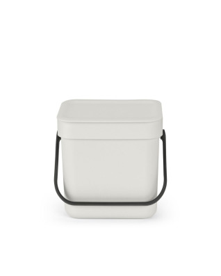 Sort &amp; Go Waste Bin 3 litre - Light Grey