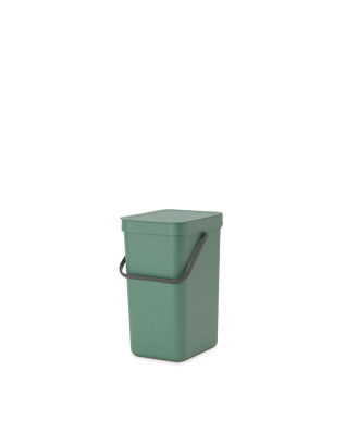 Sort &amp; Go Waste Bin 12 litre - Fir Green