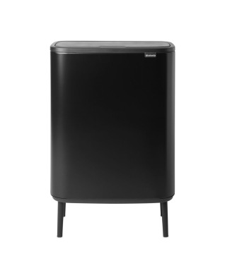 Bo Touch Bin Hi 60 litre - Matt Black