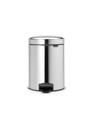 Pedal Bin NewIcon 5 Litre - Brilliant Steel