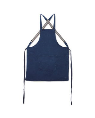 Suspender Apron Canvas - Dark Blue