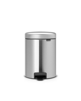 Pedal Bin NewIcon 5 Litre - Fingerprint Proof Matt Steel