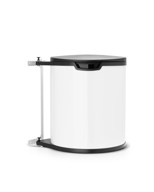 Built in Bin 15 litre - White